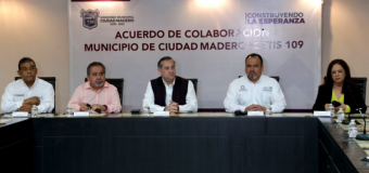 Firma Convenio de Colaboración Municipio de Madero y Cetis 109