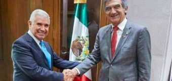 Recibe el Gobernador Américo Villarreal al Dr. Felipe Garza Narváez