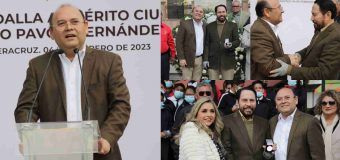 Entregan la medalla al mérito ciudadano al Lic. Guillermo Díaz Gea