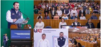 Inaugura el rector de la UAT la semana académica del negociador internacional