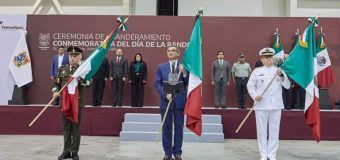 Honrar a los símbolos patrios es clave para la transformación de Tamaulipas: AVA