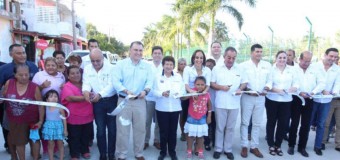 Gobierno del Estado y Tampico inauguraron 10 vialidades pavimentadas a base de concreto hidráulico