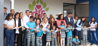 Inauguran Mariana Gómez y Alma Laura Amparán desayunador del CAM de Fraccionamiento San Jacinto