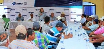 Reafirma Alma Laura Amparán apoyo al sector rural de Altamira
