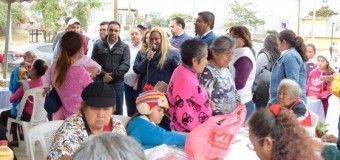 Lleva Alma Laura Amparán múltiples beneficios a colonia Municipios Libres con Jornada Ciudadana 