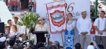 Alma Laura Amparán y el cabildo altamirense participaron en la celebración del 196 aniversario de la fundación de Tampico