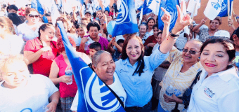 Karla Mar recibe gran aceptación en cierre de campaña en Altamira