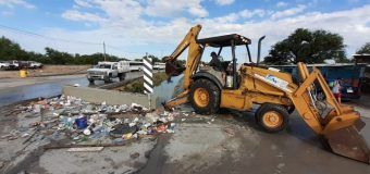 GobTam realiza trabajos de desagüe en colonias de Reynosa