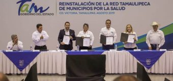 Nombran a Alma Laura Amparán vicepresidenta de la Red Tamaulipeca de Municipios por la Salud