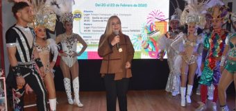 Participa Alma Laura Amparán en presentación del Carnaval TAM 2020 en CDMX