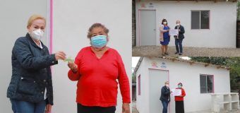 Beneficia Alma Laura Amparán con vivienda digna a población vulnerable