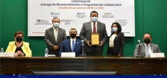 Entregan a la UAT reconocimientos de acreditación a los Programas Educativos de Calidad
