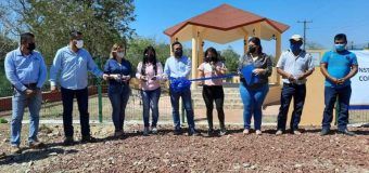 Inauguran obra de Construcción de un Parque en la localidad de Los Callejones de Chontla