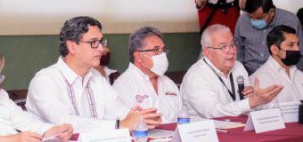 SOSTIENE ARMANDO MARTÍNEZ MANRIQUEZ IMPORTANTE REUNIÓN CON REPRESENTANTES DE LA CONAGUA