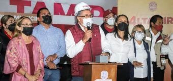 ENCIENDE GOBIERNO DE ALTAMIRA 21 NUEVAS LUMINARIAS EN AVENIDA TAMAULIPAS
