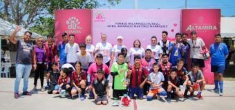 Partido de fútbol rápido “Armando Martínez Manríquez”