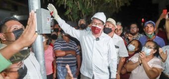 Mejora gobierno municipal iluminación de la colonia Tampico Altamira