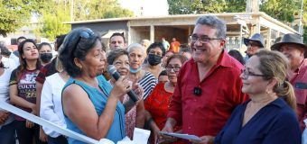 COMPROMISO CUMPLIDO: ENTREGA ARMANDO MARTÍNEZ MANRÍQUEZ PAVIMENTACIÓN DE CALLE EN HONOR A LA SEÑORA HERMELINDA OCAMPO PÉREZ