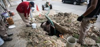Resuelve Comapa Sur de manera oportuna una fuga que afectaba amplio sector de ciudad Madero