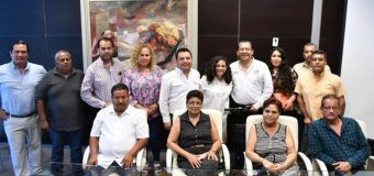 Se reúne Olga Sosa Ruíz con directiva de la Federación de Trabajadores al Servicio de los Ayuntamientos en Tamaulipas