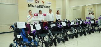 RECIBE DIF ALTAMIRA APARATOS FUNCIONALES PARA AYUDAR A QUIENES MÁS LOS NECESITAN