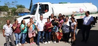 NO ME RETIRO HASTA QUE REGRESE EL AGUA: ALCALDE AMM ANTE DESABASTO EN EJIDO RÍO TAMIAHUA