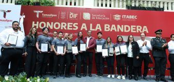 Entrega gobernador 117 mdp en becas y reconoce a los alumnos destacados de Tamaulipas