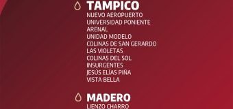 Identifica las rutas de abastecimiento de agua potable en pipas del día de hoy