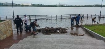 Guardia Estatal mantiene vigilancia tras desborde de Laguna del Carpintero
