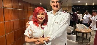 El gobernador Américo Villarreal, asistió al Tercer Informe de Gobierno de la gobernadora de Campeche, Layda Sansores,