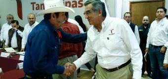 Anuncia Américo Villarreal apoyo adicional para productores de sorgo