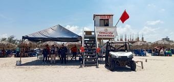 A través del operativo “Verano Seguro 2024” Guardia Estatal mantiene seguridad en Playa Miramar