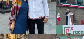 Asiste Américo Villarreal al sexto informe de gobierno del presidente López Obrador