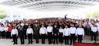 Preside gobernador ceremonia de graduación de cadetes que se incorporan a la Guardia Estatal