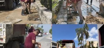 Atiende COMAPA Sur de manera oportuna fuga de agua en la Avenida Hidalgo