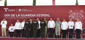 Celebra SSPT segundo aniversario de la Guardia Estatal
