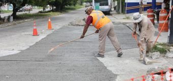 Intensifica COMAPA Sur trabajos de reposición de pavimentos