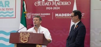 Expone COMAPA SUR avance de obras en conferencia «Mañanera» de Ciudad Madero