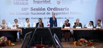 PRESIDENTA CLAUDIA SHEINBAUM HACE LLAMADO A GOBERNADORES Y GOBERNADORAS A TRABAJAR EN COORDINACIÓN A FAVOR DE LA SEGURIDAD EN EL PAÍS