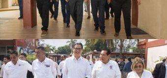 VISITA MUY PRODUCTIVA, REALIZO EL COMISIONADO RESPONSABLE DE LA DGETI EN TAMAULIPAS ING. OLEGARIO MUÑIZ CURA Y ERASMO GONZALEZ ROBLEDO ALCALDE DE CIUDAD MADERO, AL CBTIS 164