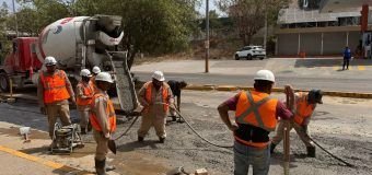 Concluye COMAPA SUR importante obra en Ciudad MaderoRehabilita drenaje y pavimenta Vialidad