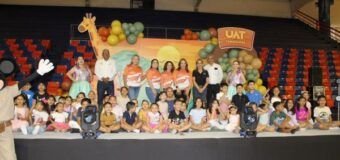 Brinda la UAT festejo a niños y niñas del personal sindicalizado