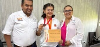 Destaca estudiante de la UAT en Olimpiada Nacional de Matemáticas