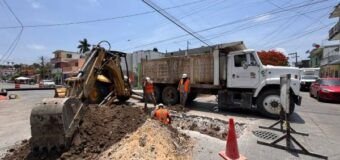 Rehabilita Comapa Sur línea de drenaje en céntrico sector de Tampico