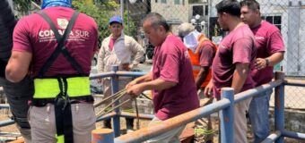 Refuerza COMAPA Sur limpieza de cárcamos pluviales para prevenir inundaciones