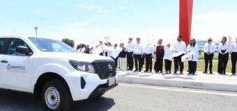 Da Américo banderazo de salida a vehículos del IMSS-Bienestar Tamaulipas