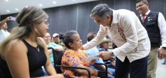 Encabeza Américo entrega de tarjetas de Pensión para el Bienestar a Personas con Discapacidad