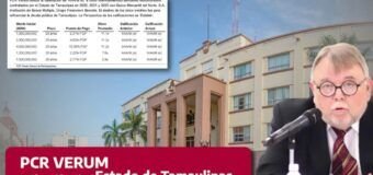 PCR Verum ratifica calificación crediticia de Tamaulipas en ‘A+/M’ con Perspectiva Estable.