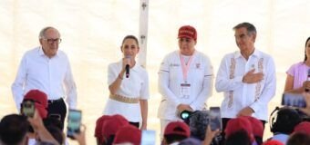 «Quiero felicitar a Américo, es un gran gobernador de Tamaulipas,Claudia Sheinbaum Pardo