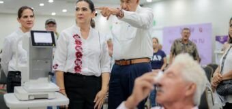 Impulsa Mónica Villarreal Campaña Oftalmológica “Bienestar en tu Mirada” en Tampico